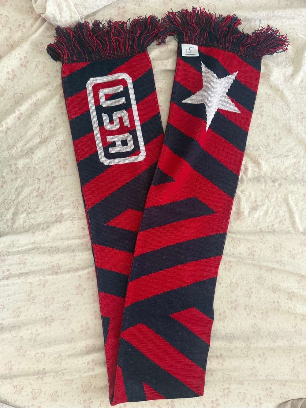 USA Red and Navy Star Scarf